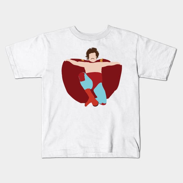 Nacho Libre Kids T-Shirt by FutureSpaceDesigns
